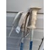 Vintage K2 175cm Skis with Poles Set