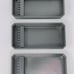 3 Long Bins for Milwaukee PACKOUT Low Profile Organizer Tool Box - Black