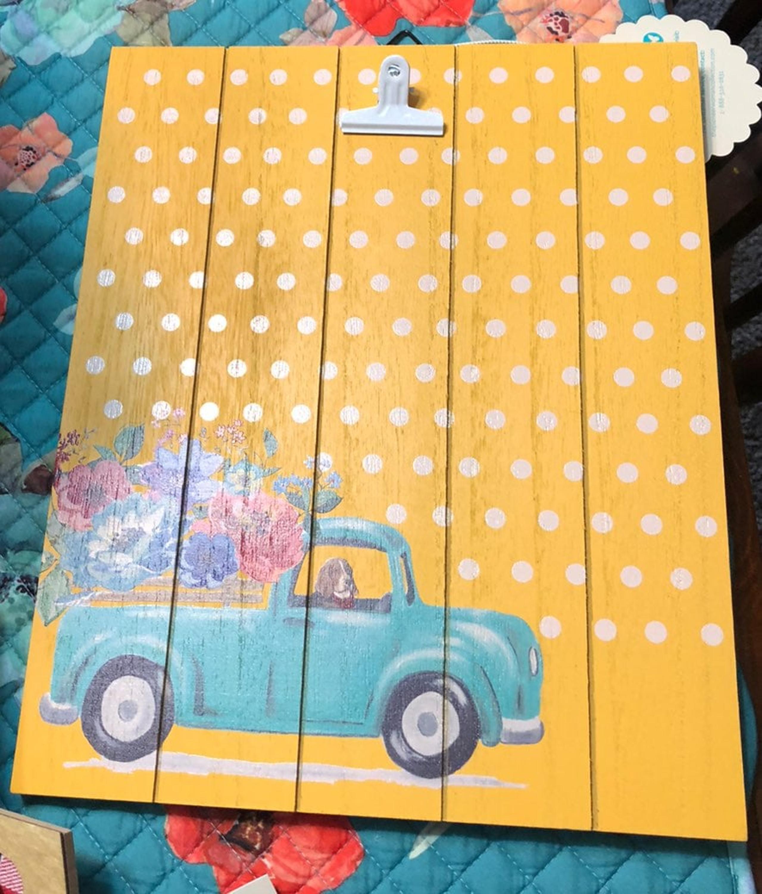 Pioneer Woman Charlie Truck Clipboard