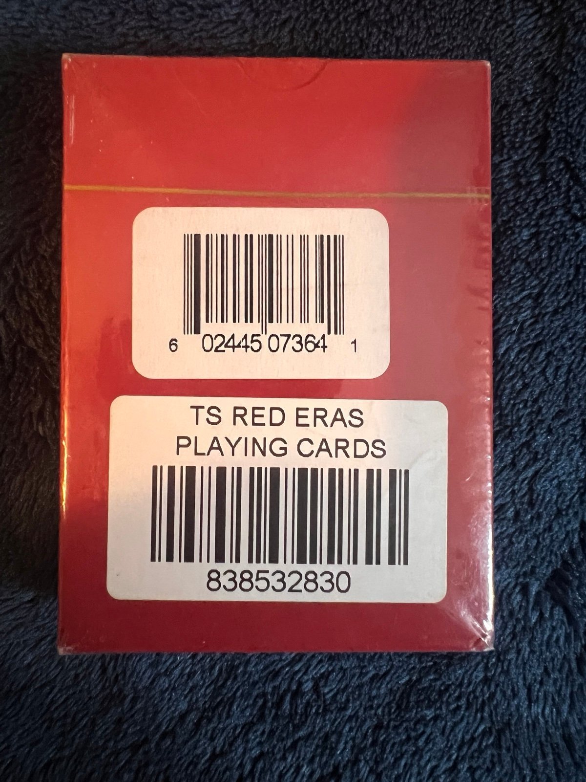 Taylor’s version Red playing cards