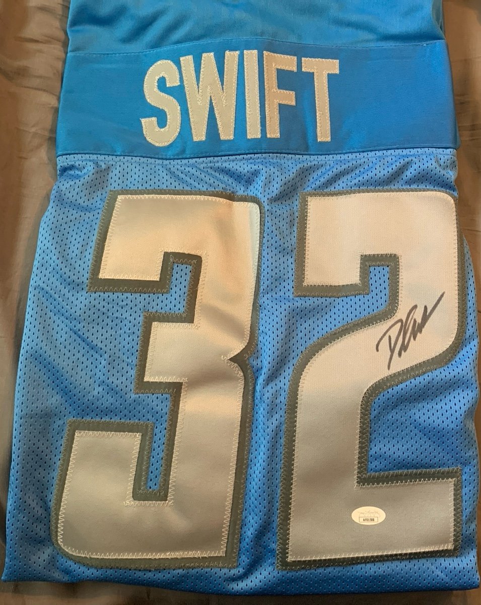 Detroit lions autographed jersey