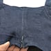 Motel Rocks Kayatra Denim Spaghetti Strap Chambray Indigo Corset Crop Top Tank S