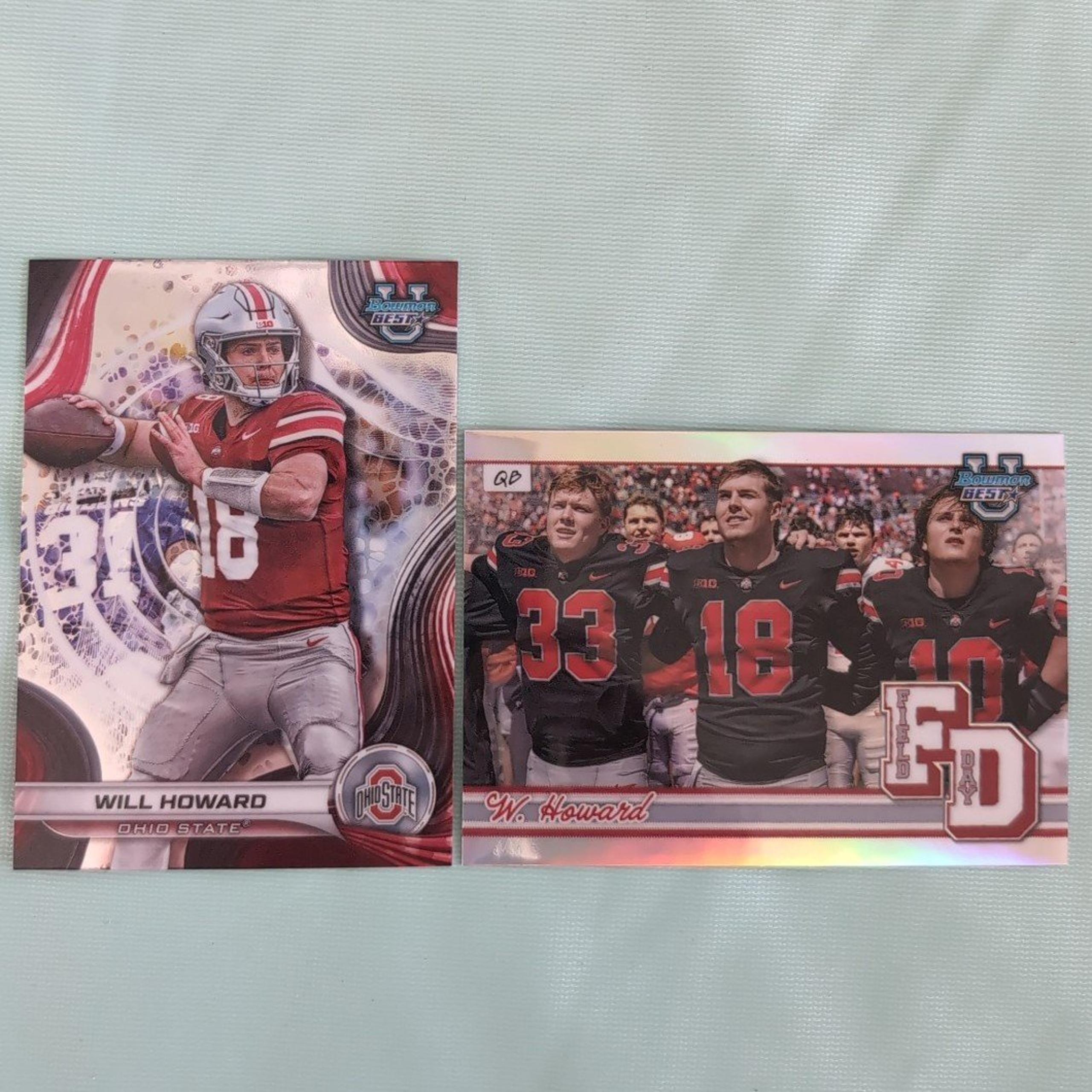2024 Bowman U Best Football, Will Howard, insert