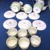 Vintage Fairyland China From Japan 3D Dragon Pastel Green Tea Set 15pc