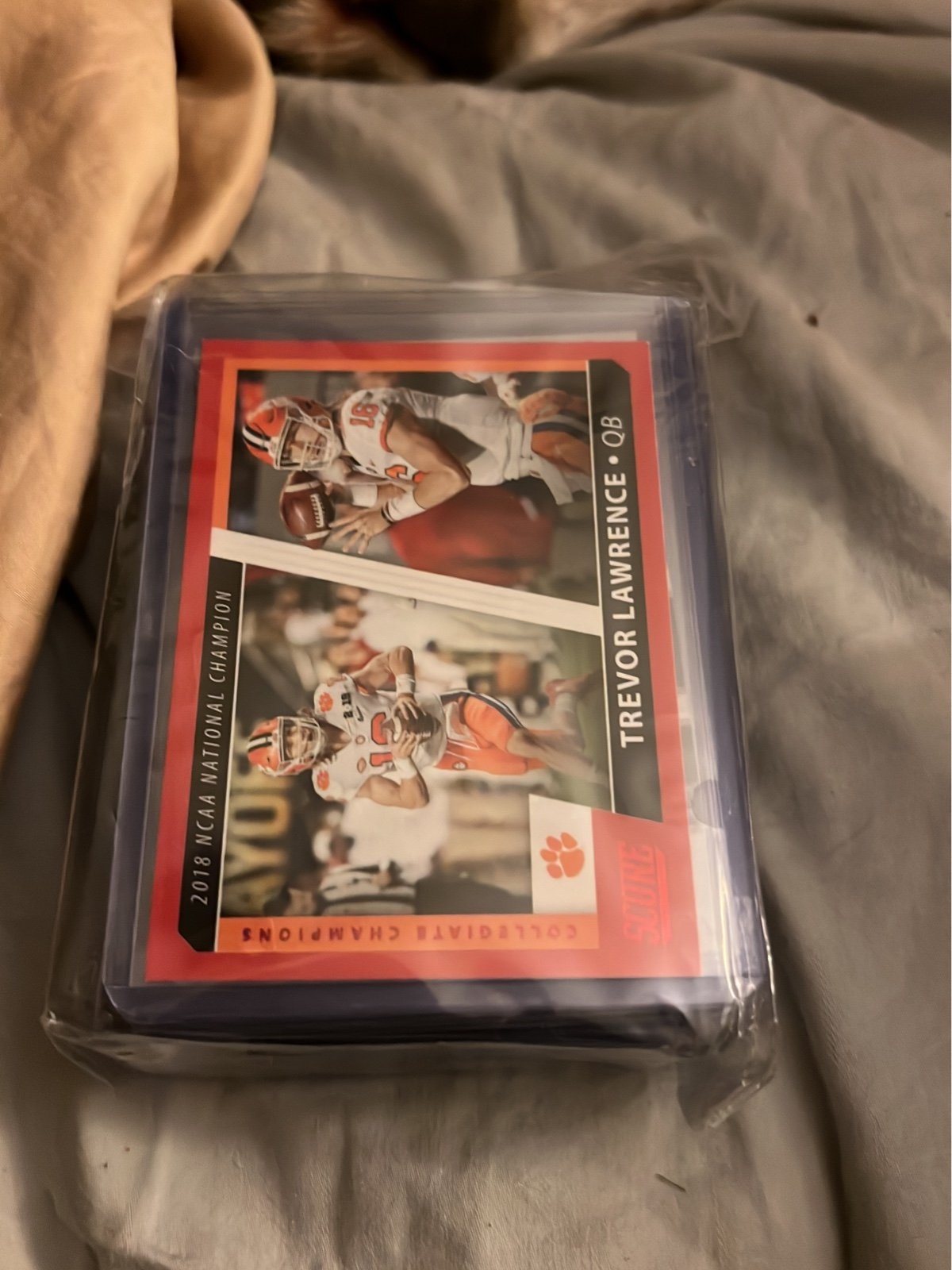 Pack of football cards