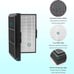 Pro Smokestop Filter Compatible w/ Blueair Pro M, L, XL Air Purifier (6Pack)