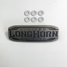 2019-2025 ram center console LongHorn metal logo
