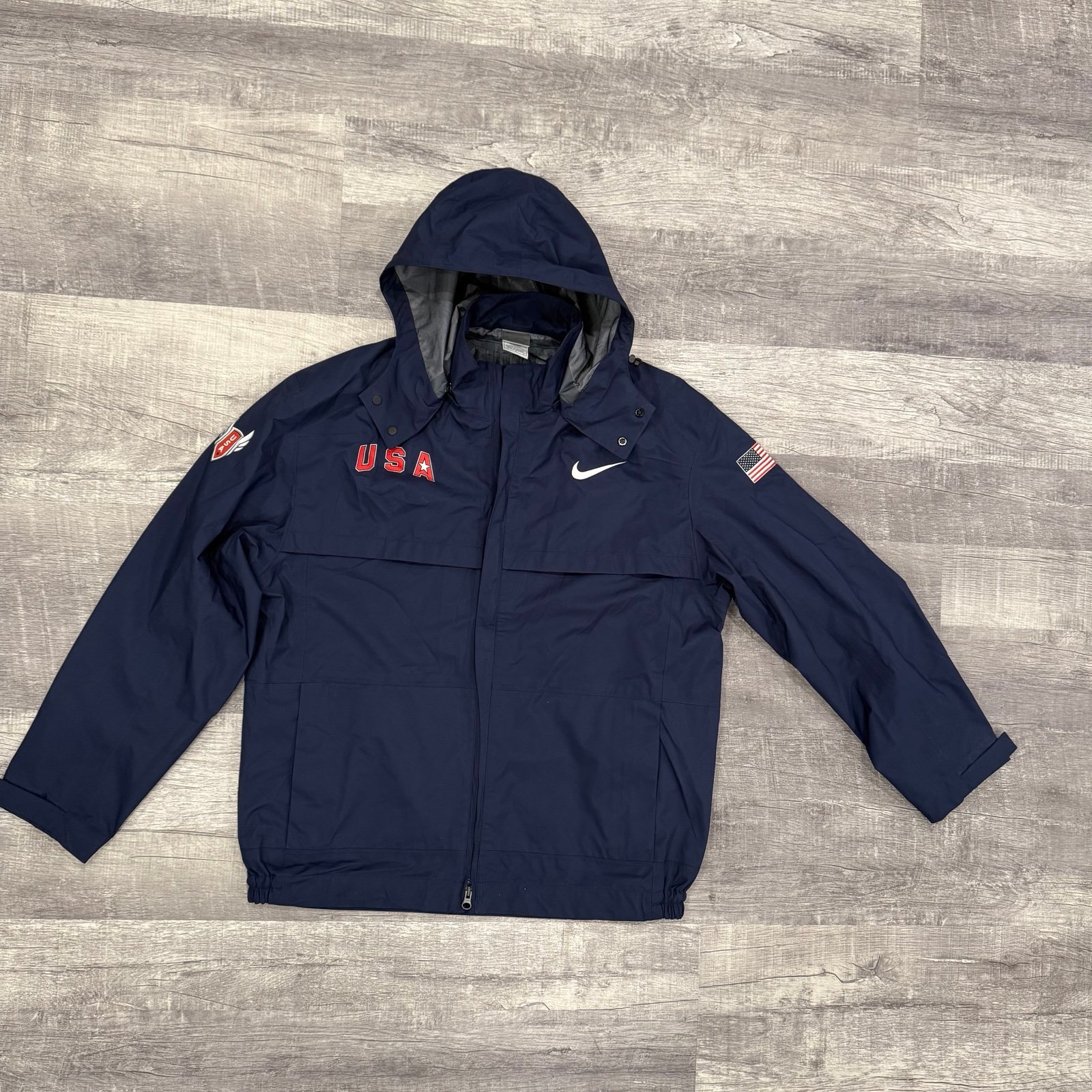 Vintage Nike Team USA Olympic Track and Field Jacket 2008 Beijing Olympics Y2K