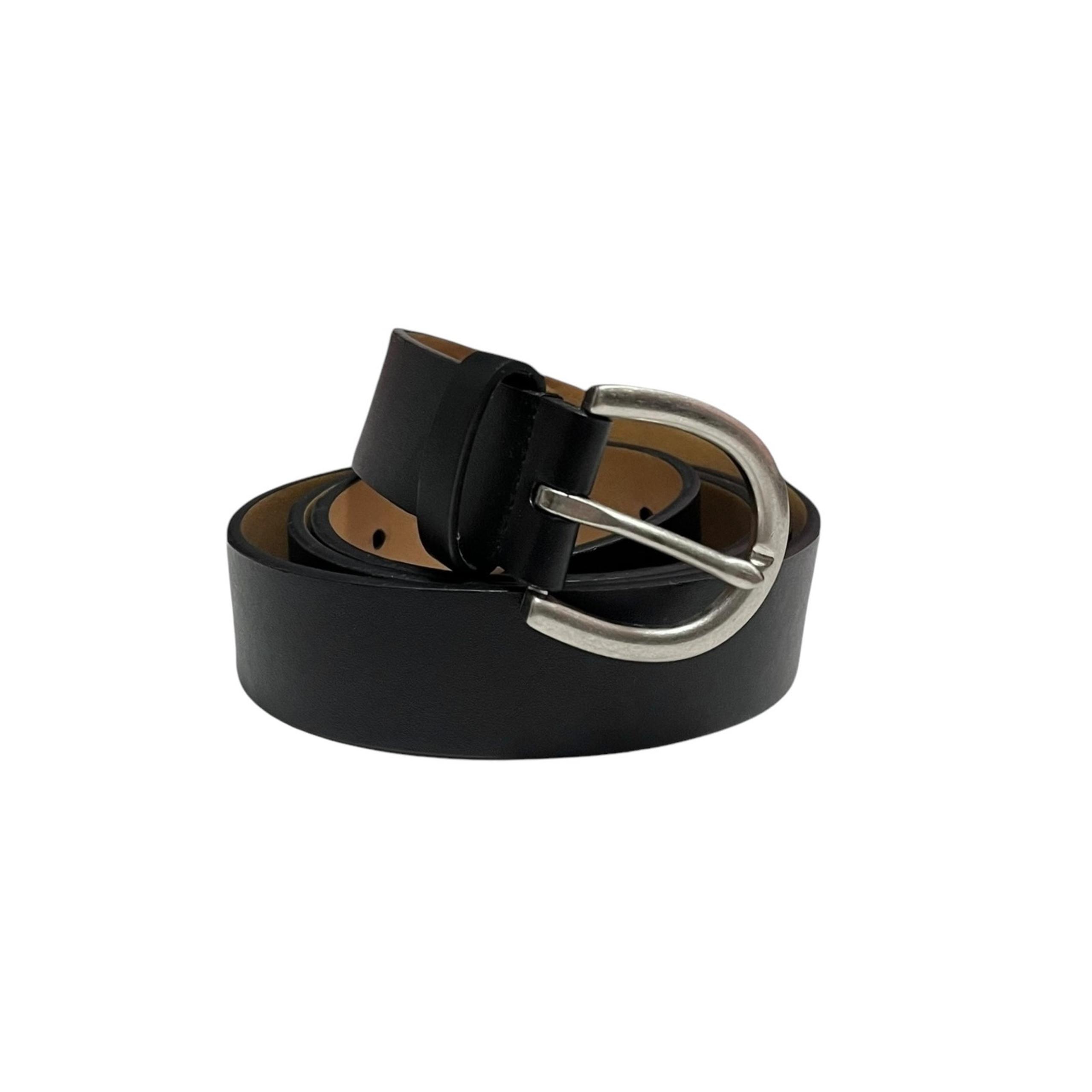 Chaps Ralph Lauren Women's Size 1X 16 W Black Synthetic Leather Belt