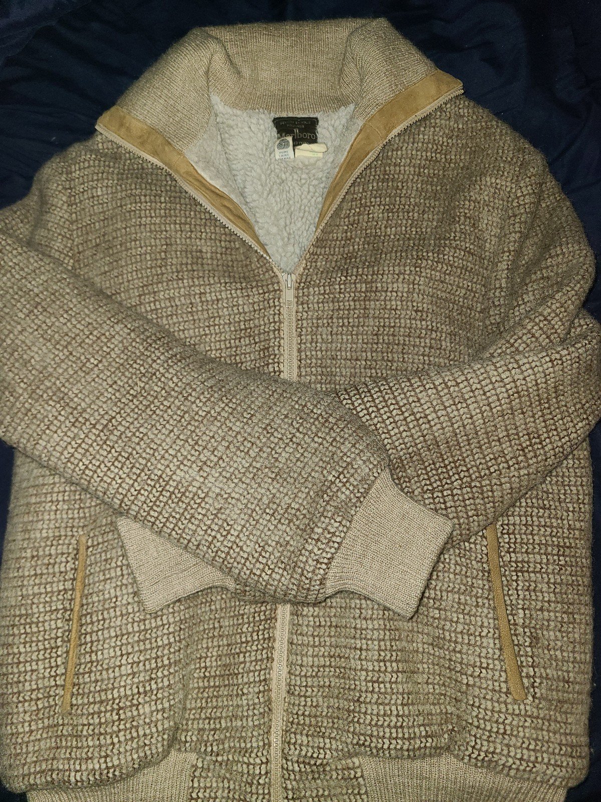 Vintage Marlboro Wool Bomber Jacket
