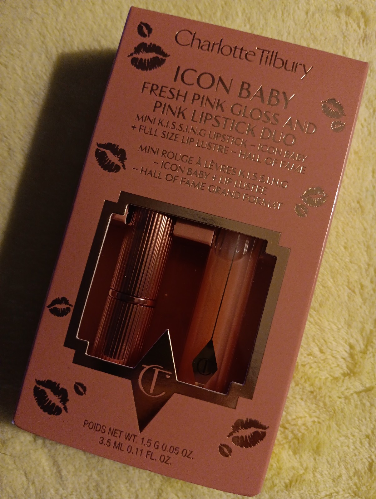 Charlotte Tilbury Iconic Baby Fresh Pink Gloss & Pink Lip Stick ❤️ BNIB UN-USED