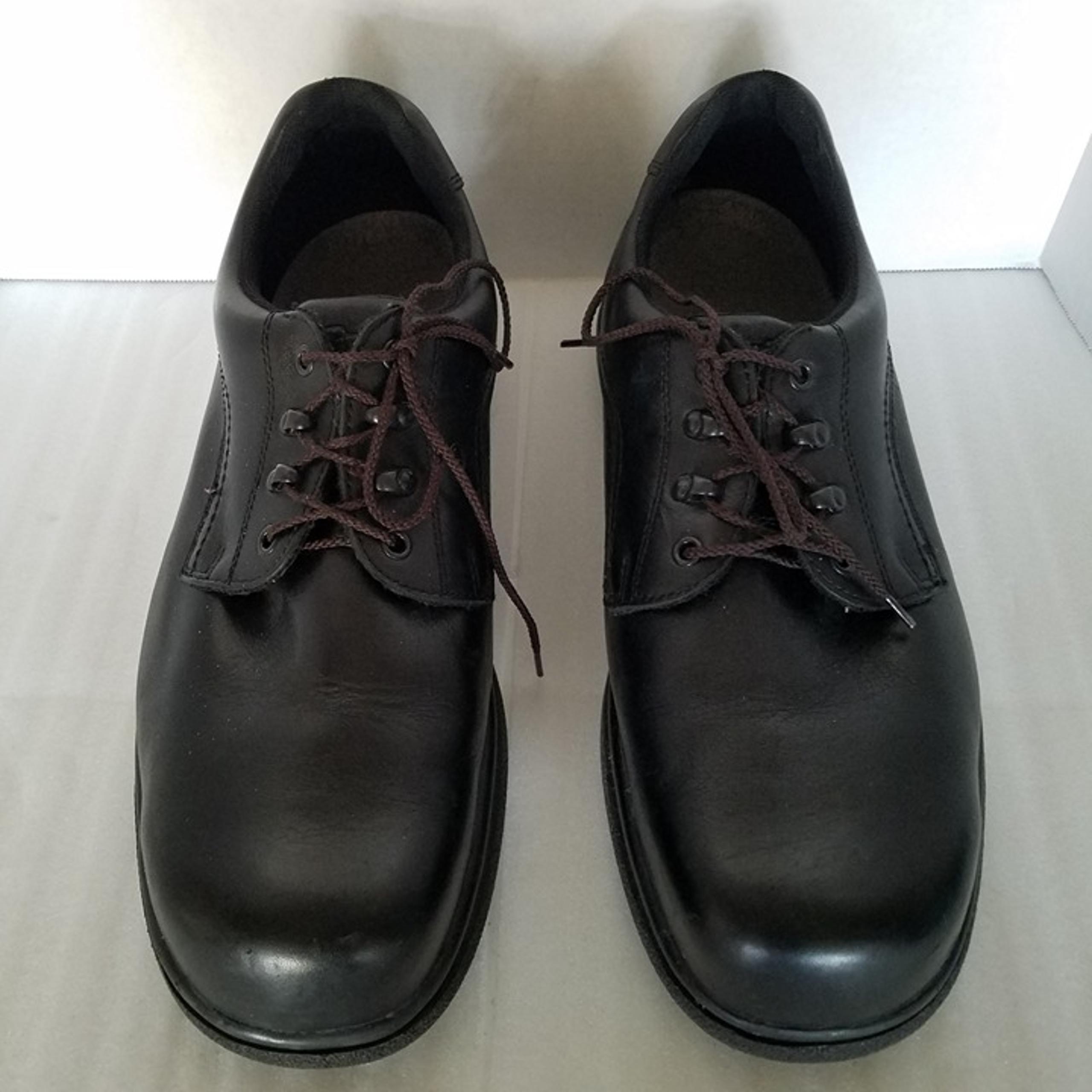 Red Wing Size 14 eee Men's Work Shoes Black Steel Toe PreOwned