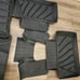 3W Floor Mats for Porsche Macan 2014-2023 1st&2nd Row Full Set Car Mats Black