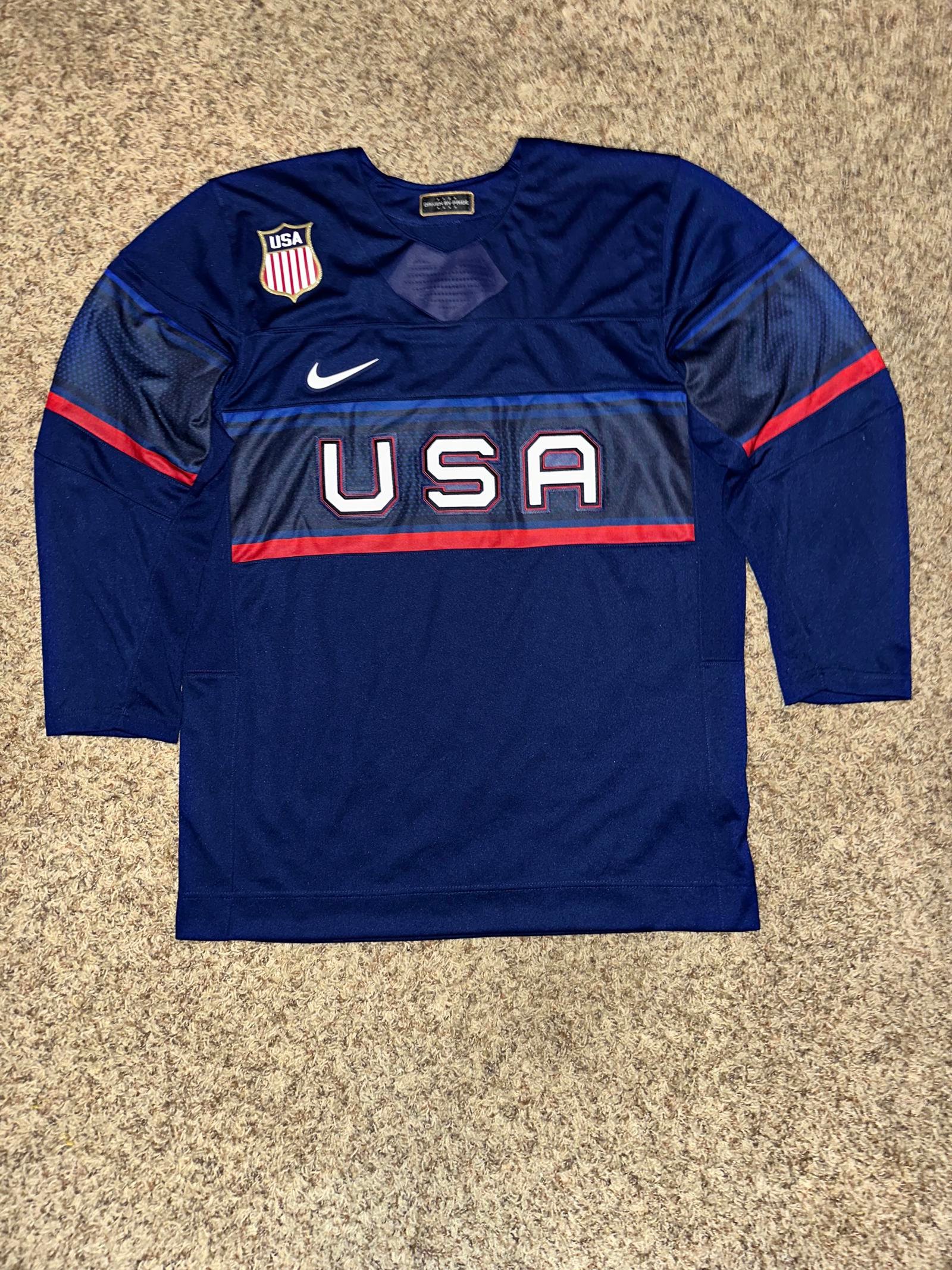 Nike USA Hockey Away 2022 Olympic Jersey