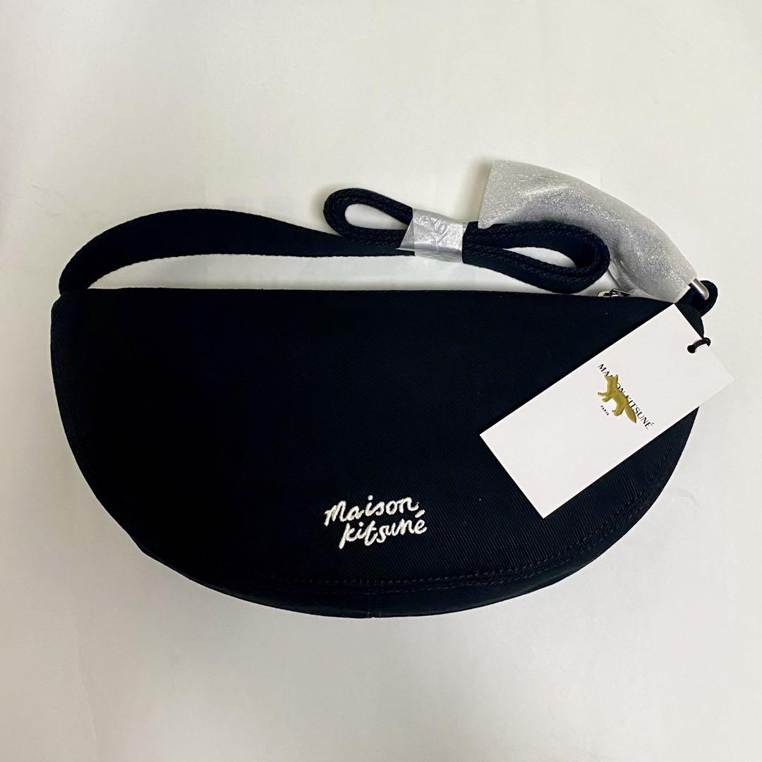 Brand New Maison Kitsune DOUBLE BOLD FOX HEAD BUMBAG