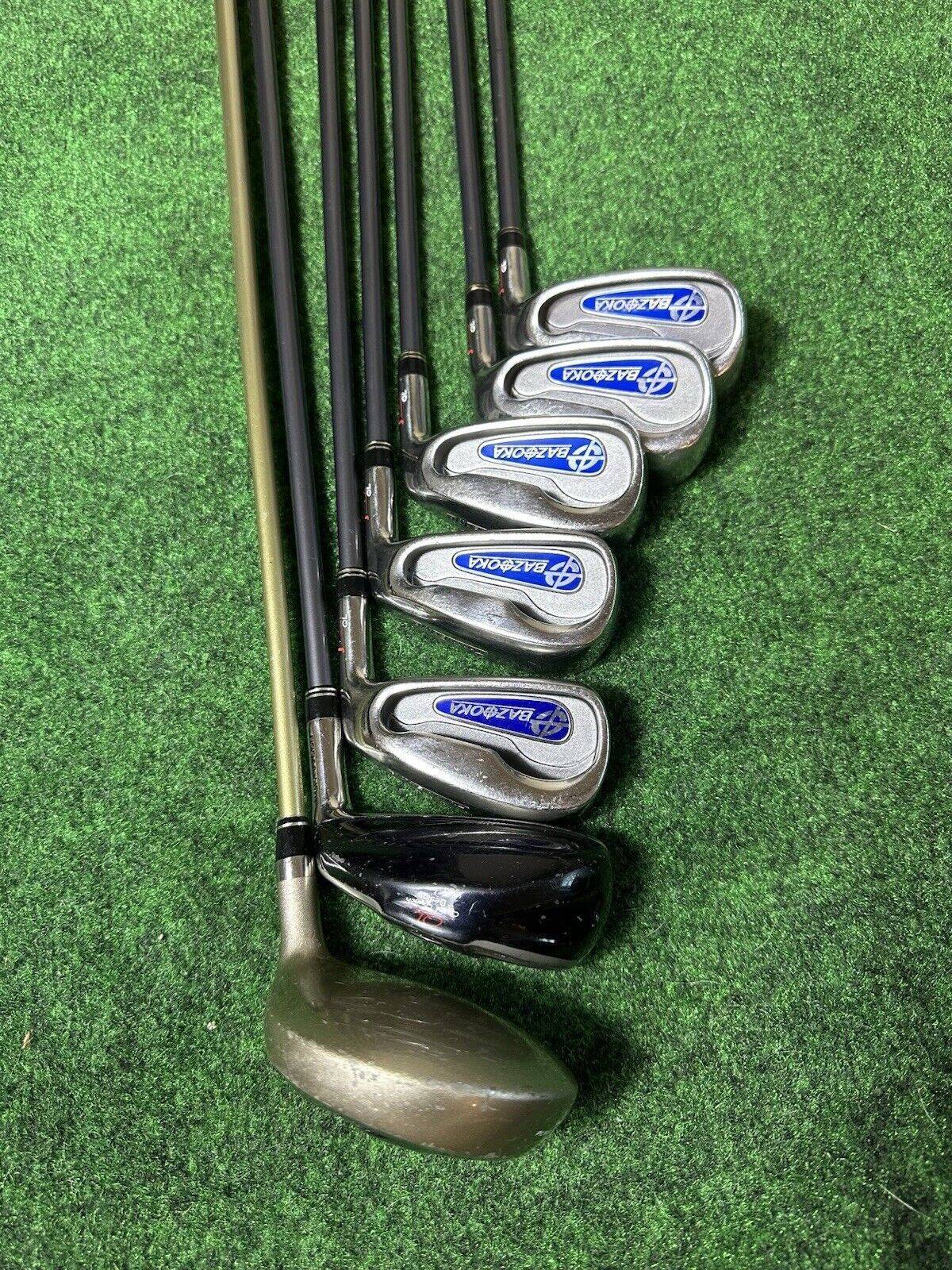 Tour Edge Bazooka Jmax QL Iron Set 5W,5H,6-8i,PW, SW 60g Ladies Flex Graphite