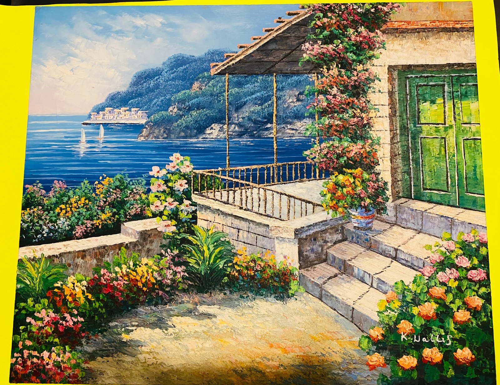 K .Wallis painting