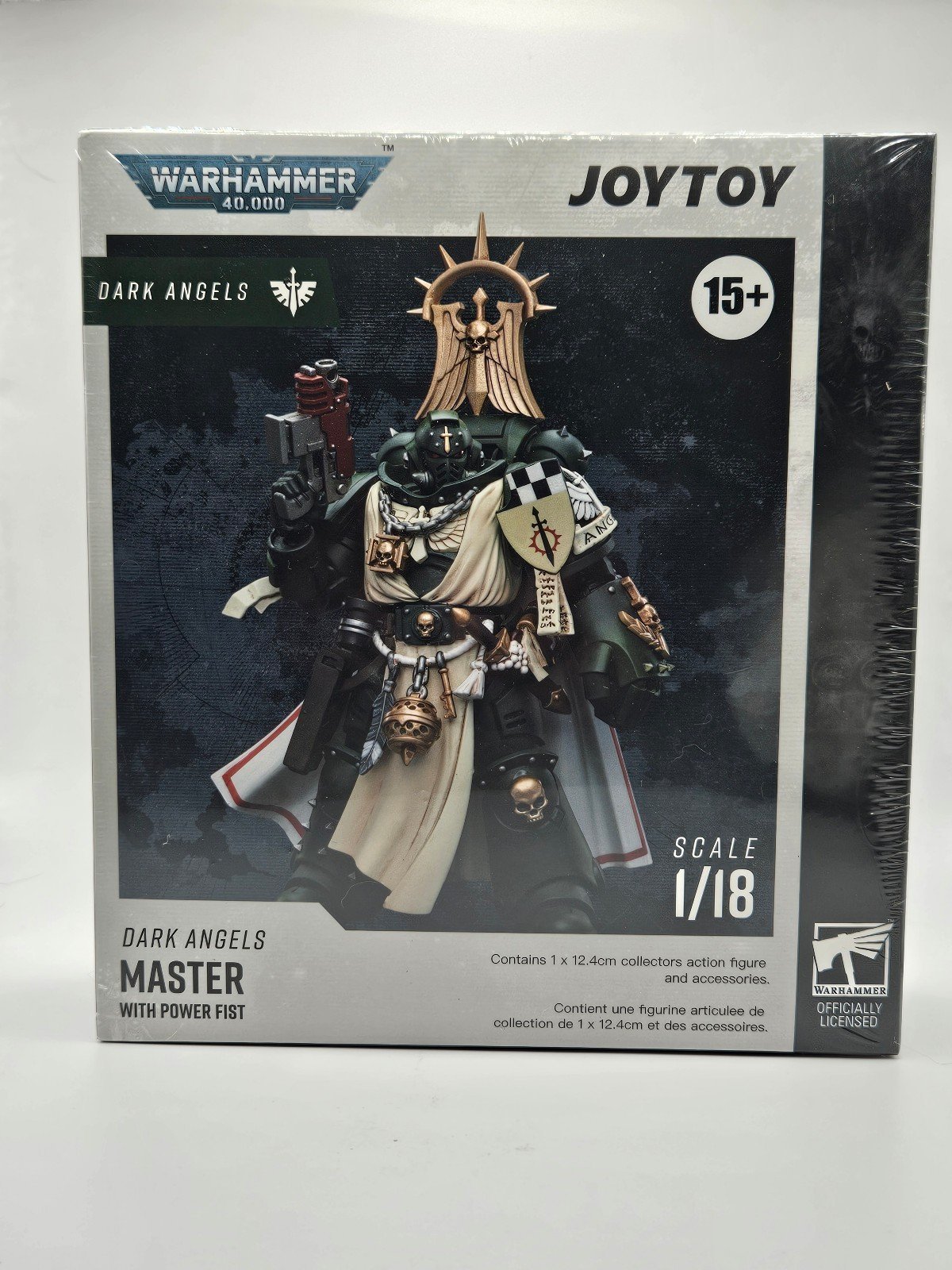 JoyToy Warhammer 40K Dark Angels Master with Power Fist 1/18 Figure