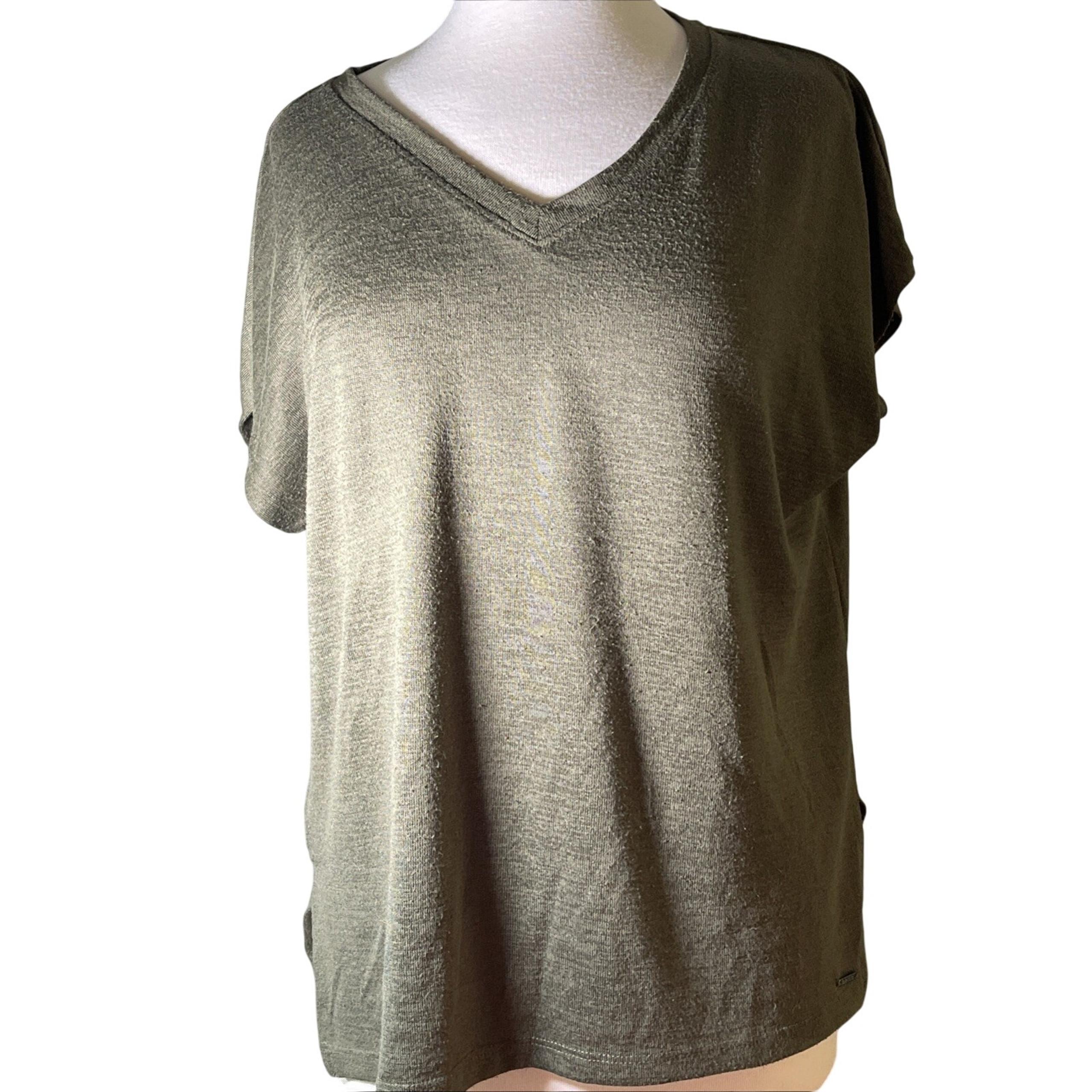 Orvis Women's V-Neck Tunic, Color - Olive Night, Size -MED