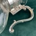 Vintage Glass and Silver Heated Teapot with Stand