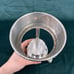 Vintage Glass and Silver Heated Teapot with Stand