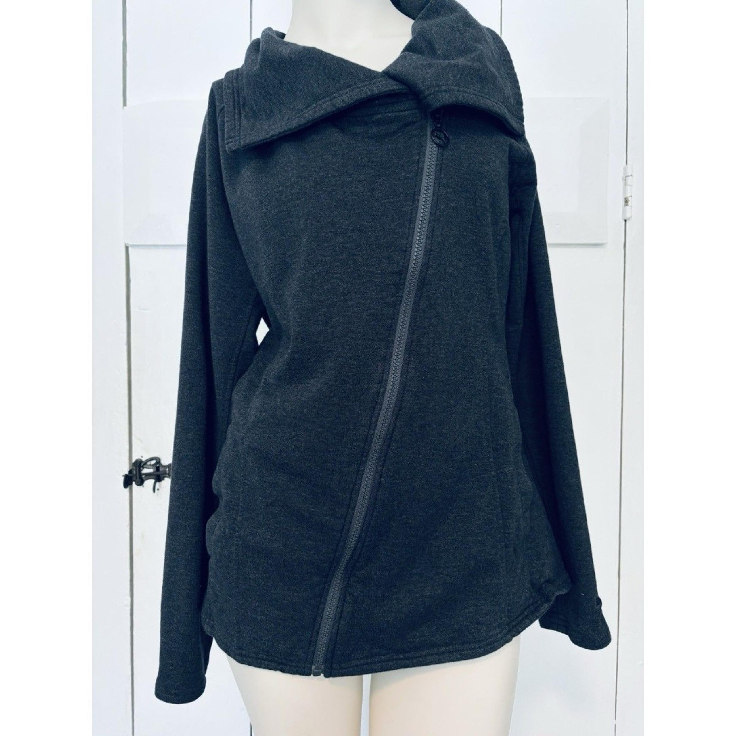 Puma Sweater Sweatshirt Black Mock Neck Long Sleeve Pullover Zip Up Large