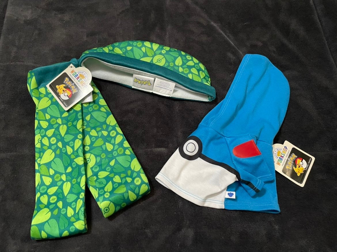POKEMON BUILD A BEAR OUTFITS NEW WITH TAGS