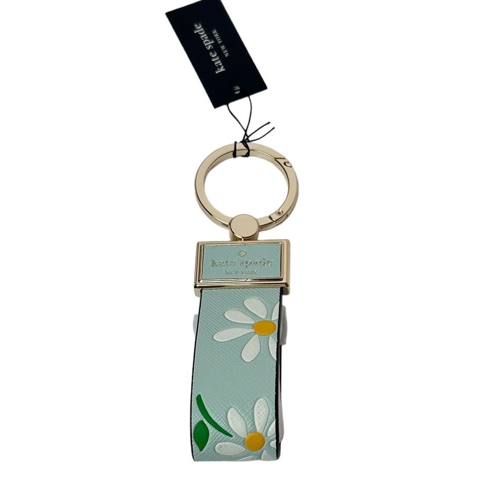 Kate Spade Reegan Day Tripper Daisy Keyfob keychain Bag Charm