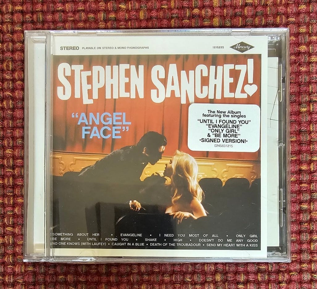 Signed! Stephen Sanchez Angel Face CD + Autographed Art Card Insert New & Sealed