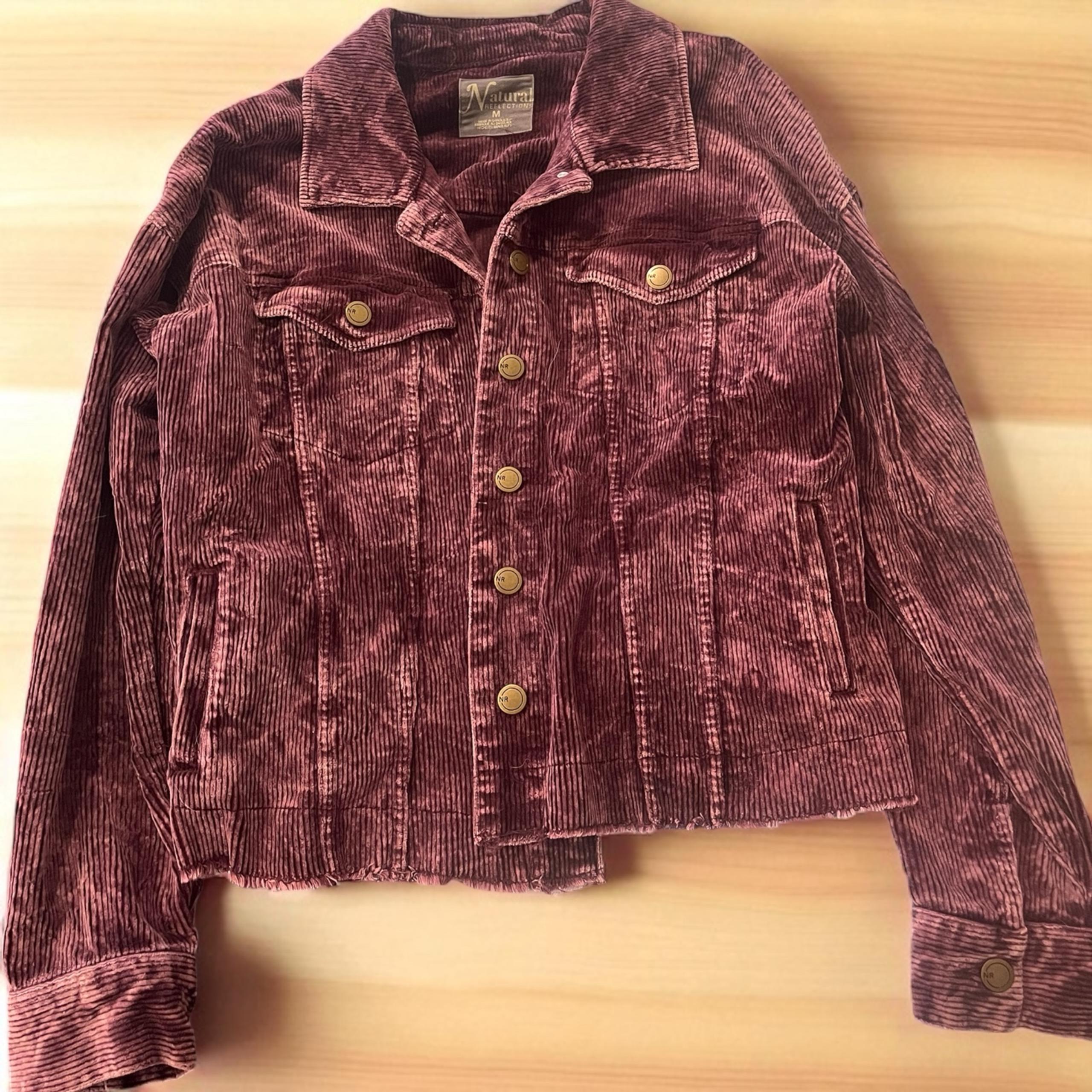 Natural Reflections Women’s Corduroy Plum Jacket