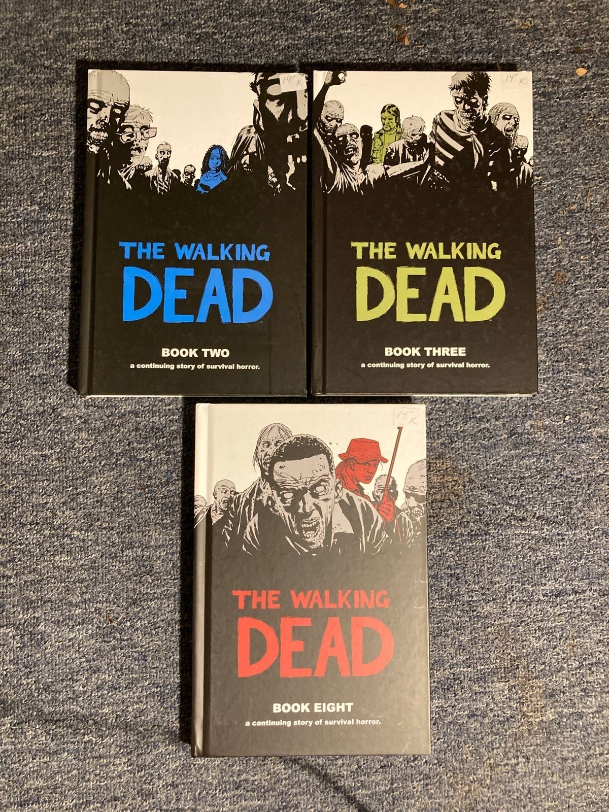 The Walking Dead HC lot volumes 2 3 8 Image Comic Book Zombies