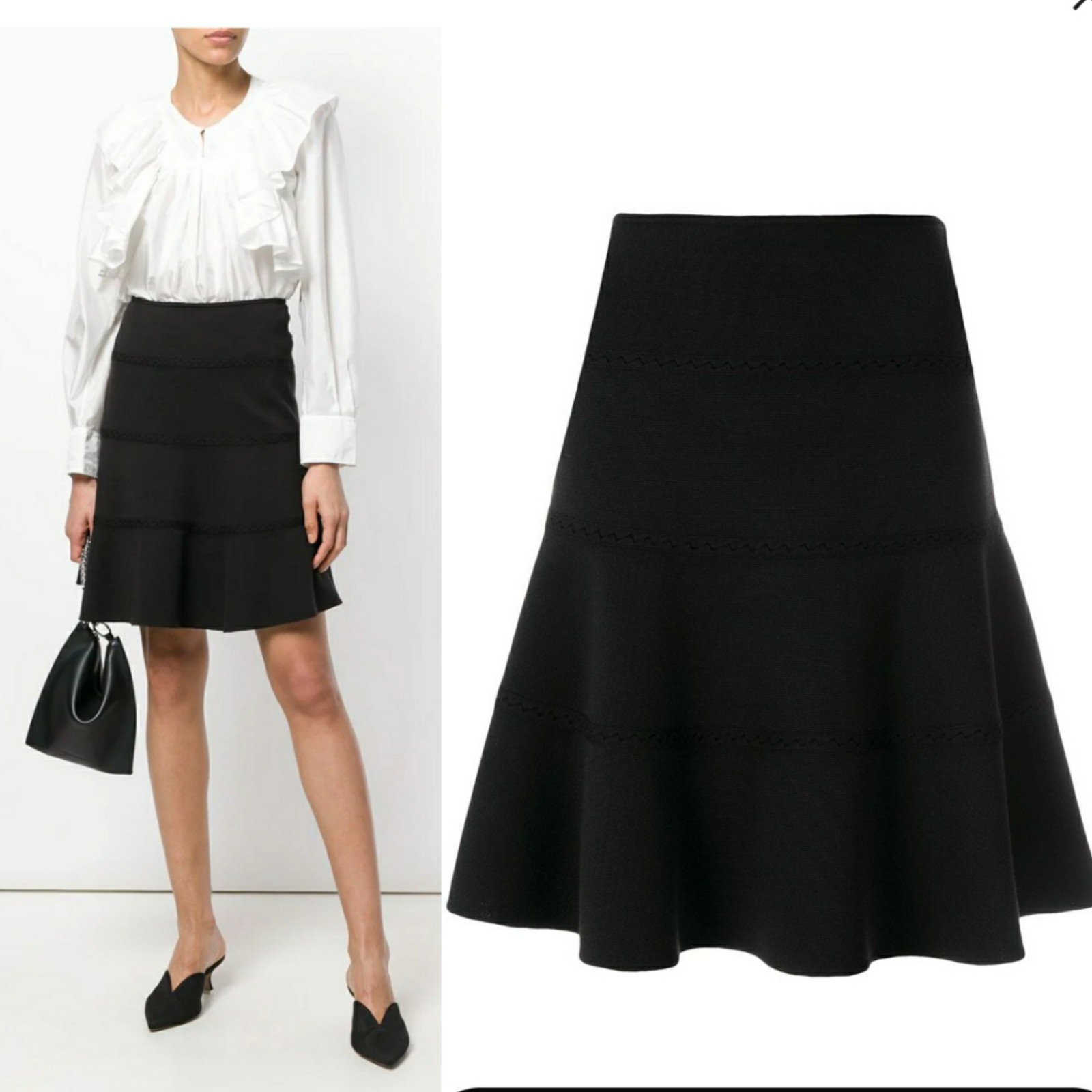 【関税&送料込】Alaia Skater Skirt ALAÏA SKATER SKIRT IN COTTON POPLIN | ALAÏA LB