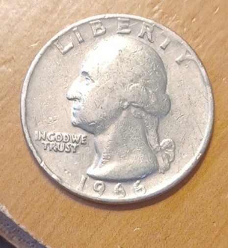 1966 DDO Washington Quarter