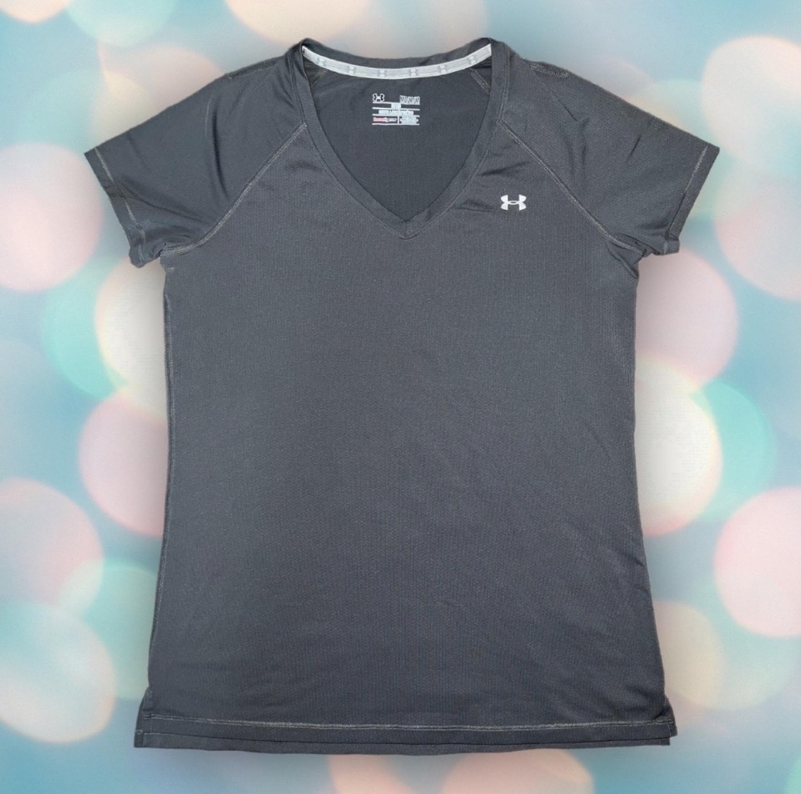 Under Armour Women’s Workout Athletic Heat Gear Tee Shirt Top Size M