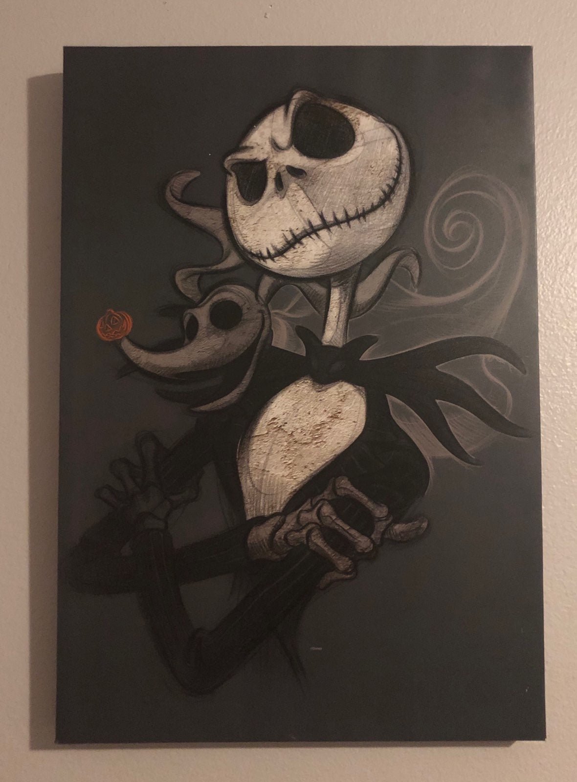 Large Jack Skellington - Nightmare Canva