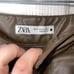 ZARA Blogger Favorite Brown Faux Leather High Rise Wide Leg Pants XL