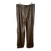 ZARA Blogger Favorite Brown Faux Leather High Rise Wide Leg Pants XL