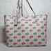 Coach Floral Print City Tote (Chalk)