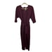 by Anthropologie Sutton Ponte Jumpsuit Romper Pantsuit Plum Wmn Sz Sm Minimalist