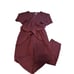 by Anthropologie Sutton Ponte Jumpsuit Romper Pantsuit Plum Wmn Sz Sm Minimalist