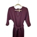 by Anthropologie Sutton Ponte Jumpsuit Romper Pantsuit Plum Wmn Sz Sm Minimalist
