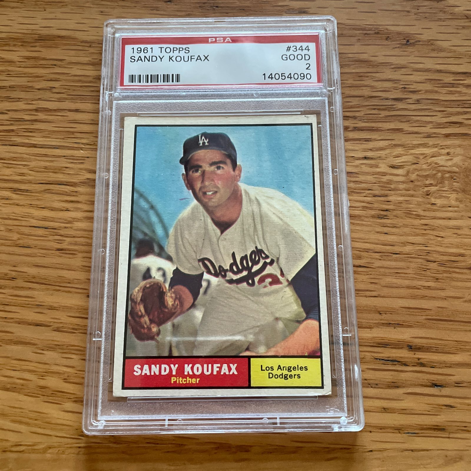 1961 Topps Sandy Koufax Graded Card