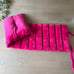 Cushion mat, long cushion, portable mat, bedspread, children's room, pink
