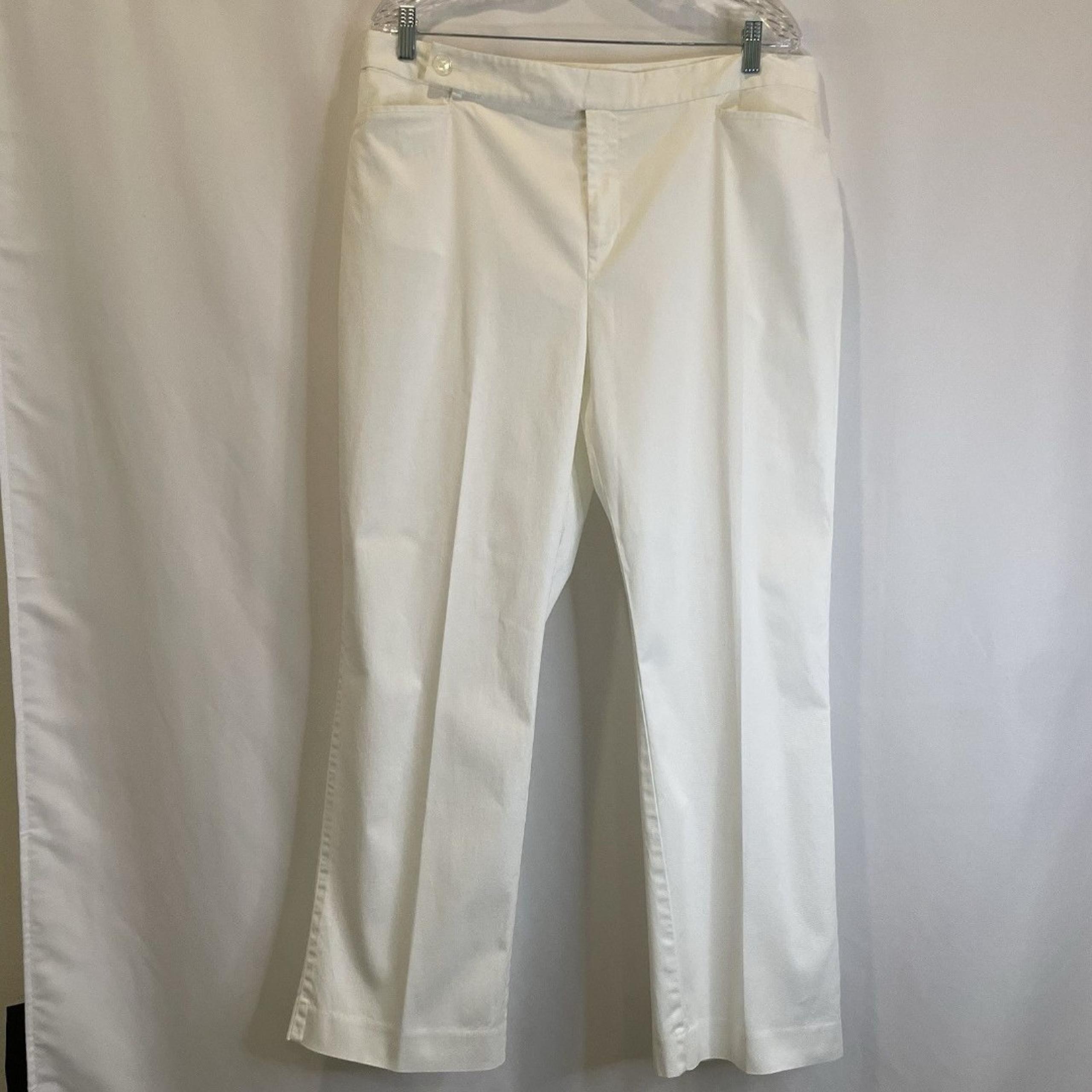 Lauren Ralph Lauren Women’s White Trousers 16WP