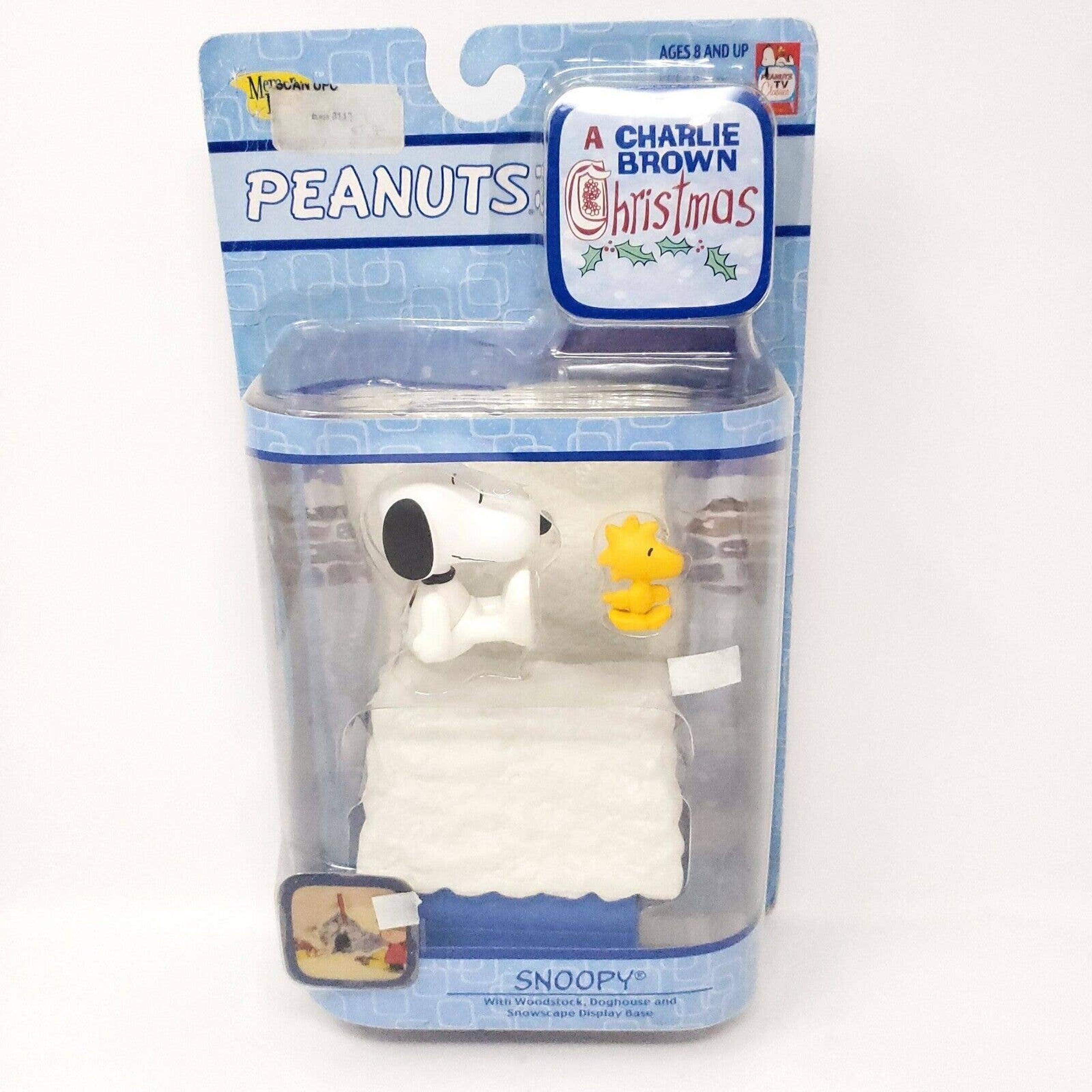 A Charlie Brown Christmas Poseable Holiday Figures Snoopy, Woodstock - Peanuts
