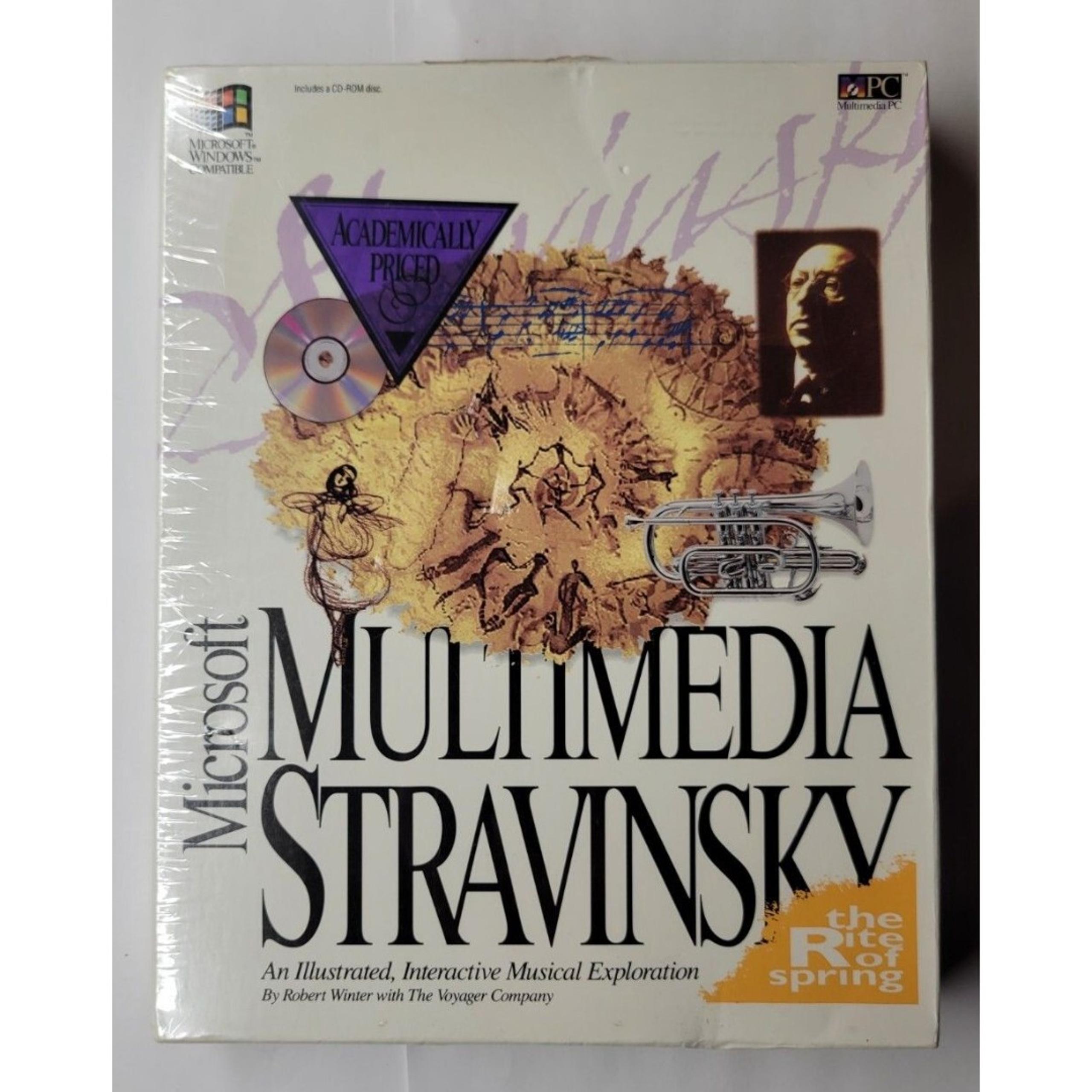Microsoft Multimedia Stravinsky The Rite of Spring (PC CD-ROM, 1993, Big Box)