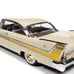 Autoworld 1/18 1957 Plymouth Fury Diecast Model Car in Sand Dune White with Gold