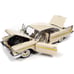 Autoworld 1/18 1957 Plymouth Fury Diecast Model Car in Sand Dune White with Gold