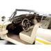 Autoworld 1/18 1957 Plymouth Fury Diecast Model Car in Sand Dune White with Gold