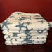 Cynthia Rowley Blue Starfish Embroidered Hem 100% Cotton Bath Towels-Set of 4